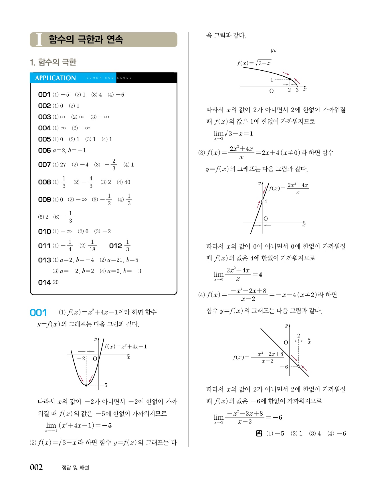 숨마쿰라우데 수학기본서 수학2 미리보기