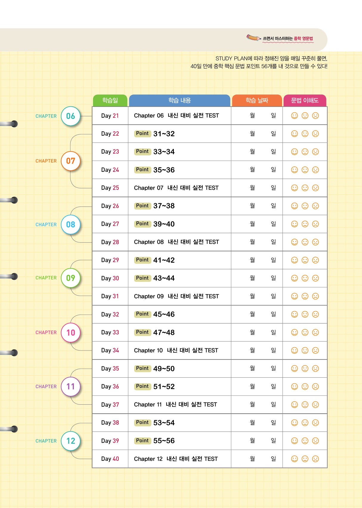 숨마주니어 중학영어 문법 연습 3 미리보기