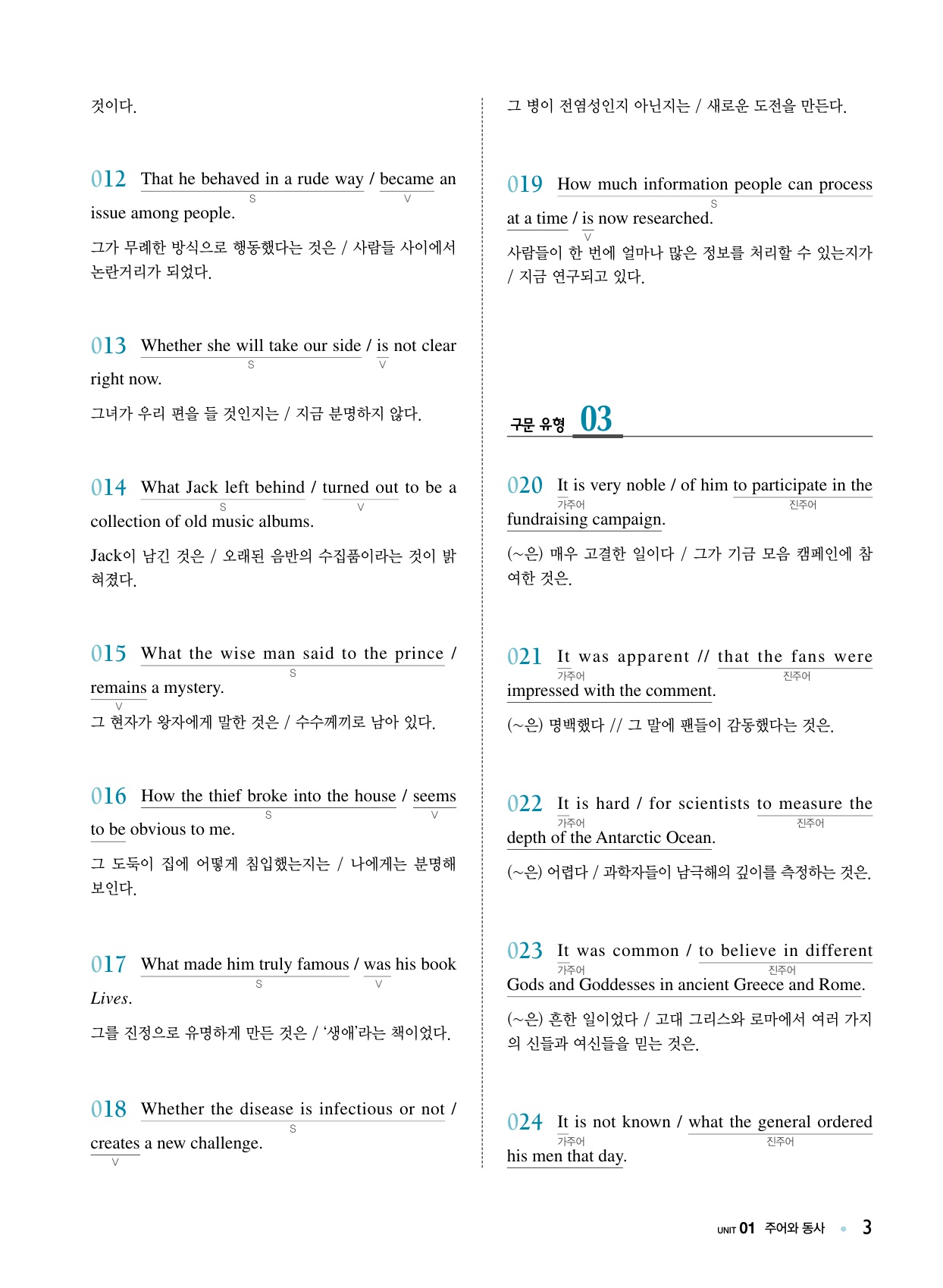 숨마쿰라우데 영어 구문독해 매뉴얼(MANUAL) 미리보기