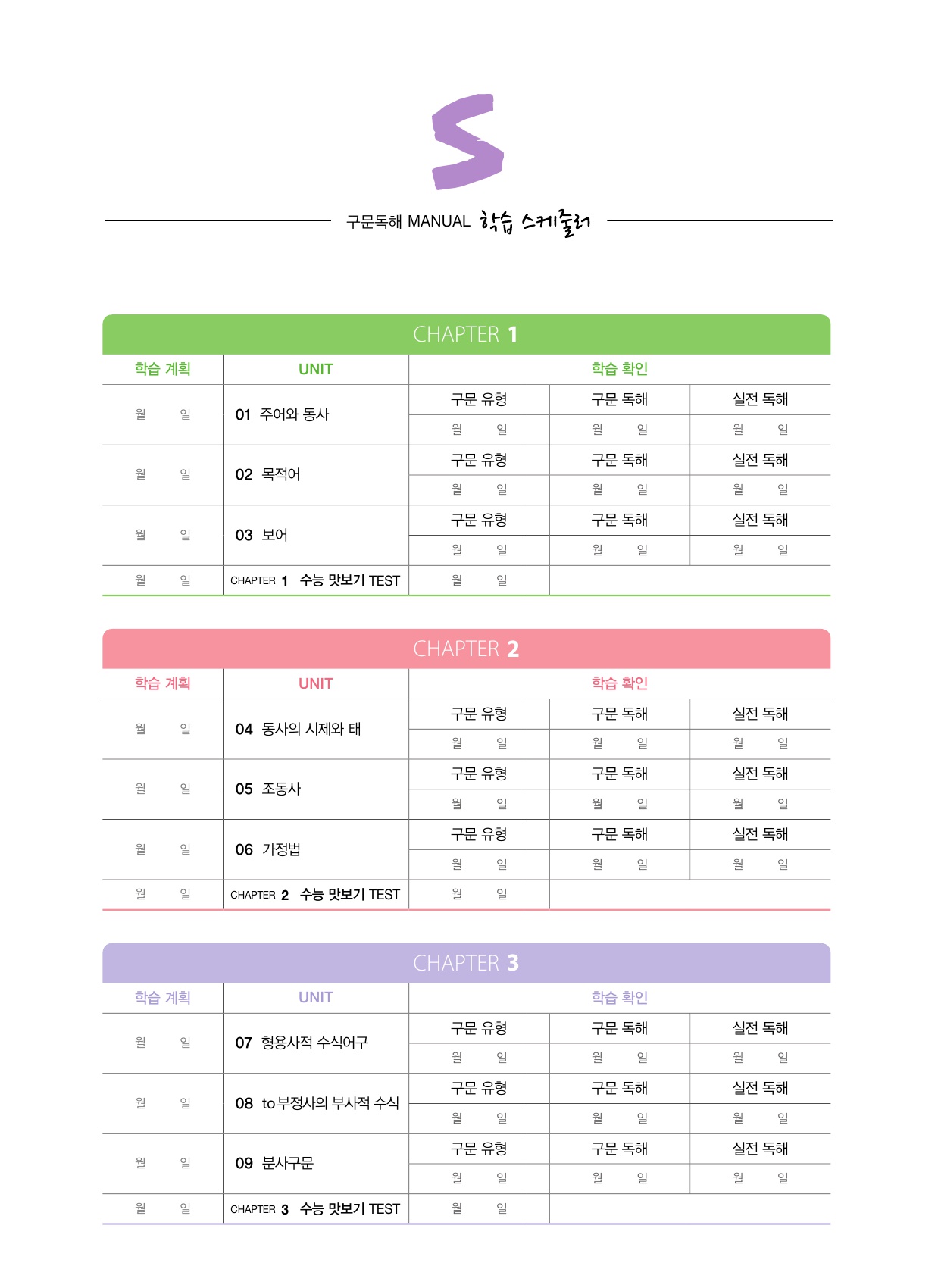 숨마쿰라우데 영어 구문독해 매뉴얼(MANUAL) 미리보기