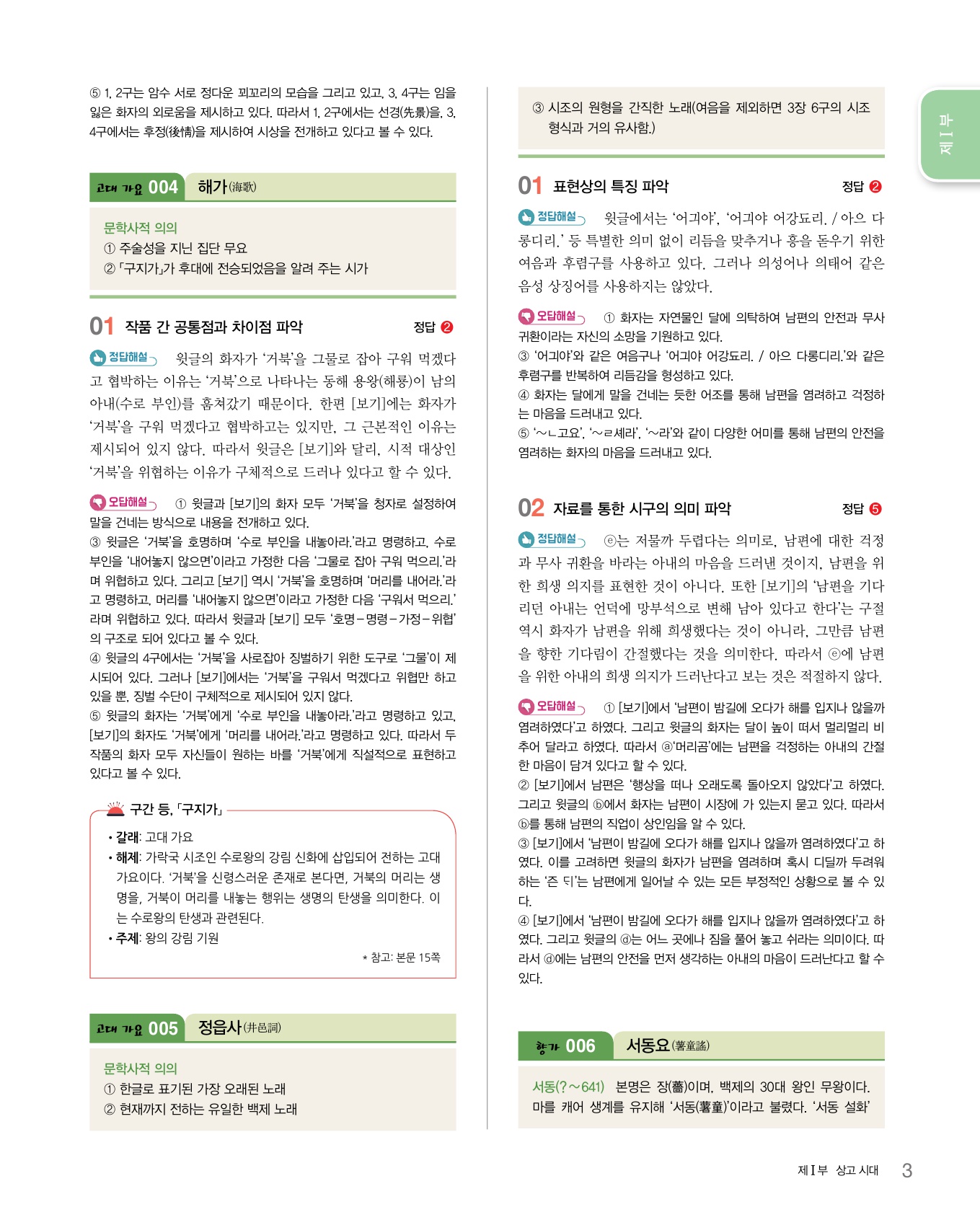 숨마쿰라우데 국어 고전시가 미리보기